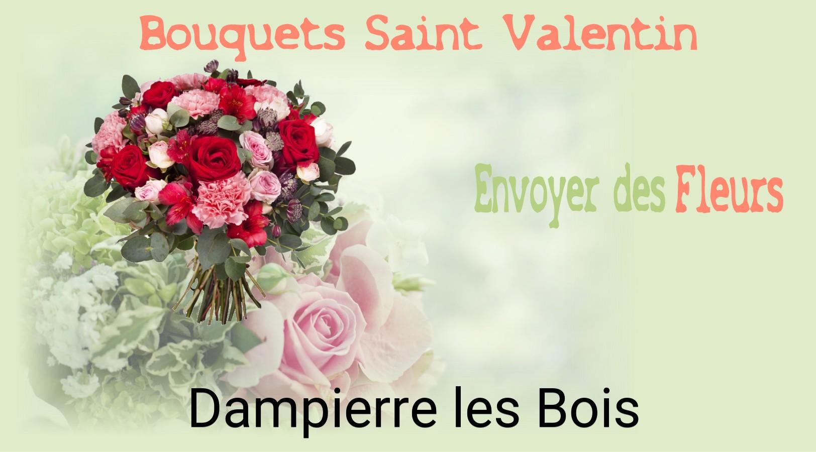 Roses de Saint-Valentin livrées à Dampierre-les-Bois